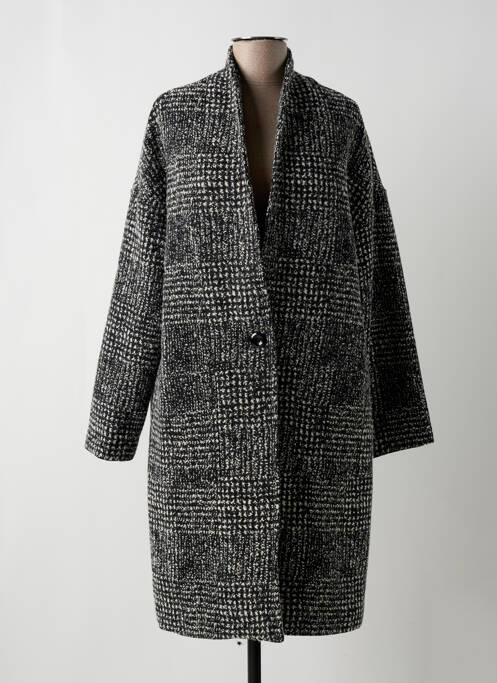 Palton lung negru LA FEE MARABOUTEE femeie