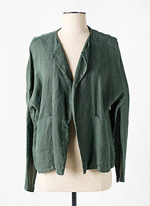 Jachete casual croială dreaptă verde O'MER femeie