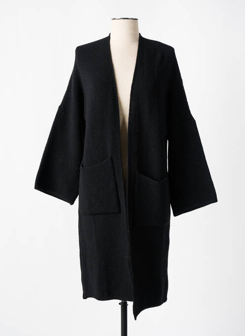 Vestă cu mâneci lungi negru SIGNE NATURE femeie