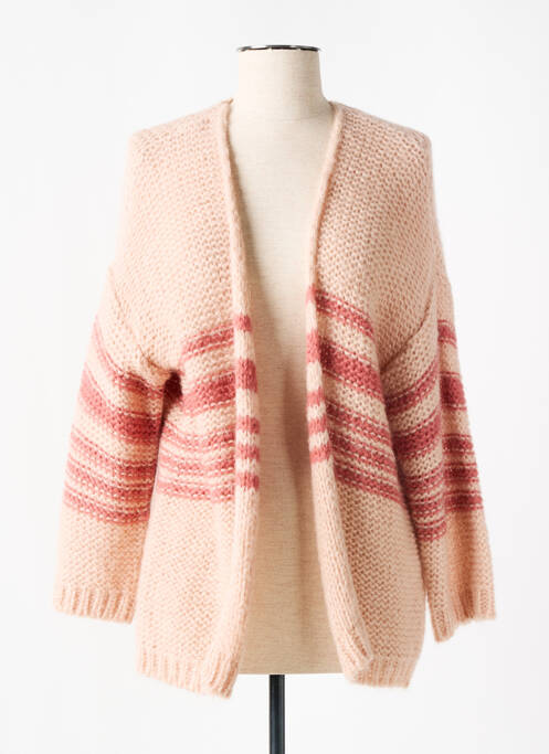 Vestă cu mâneci lungi roz STELLA FOREST femeie