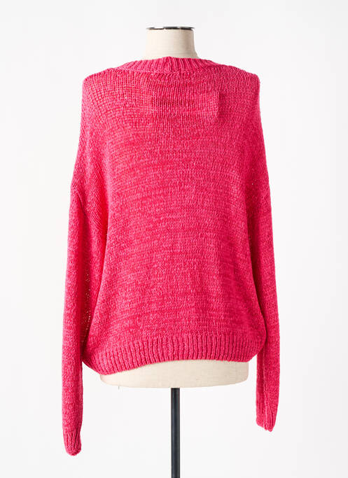 Vestă cu mâneci lungi roz SIGNE NATURE femeie