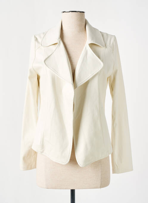 Geci din piele ecologică bej SIGNE NATURE femeie