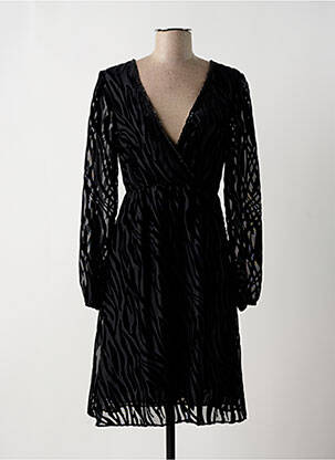 Rochie midi mâneci lungi mâneci lungi negru FRACOMINA femeie