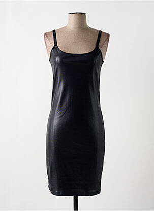 Rochie midi guler rotund bretele subțiri negru SARAH PACINI femeie