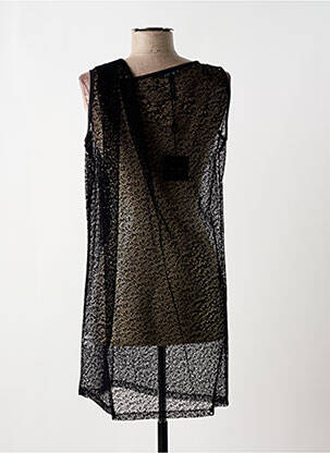 Rochie scurtă fără mâneci fără mâneci negru SARAH PACINI femeie