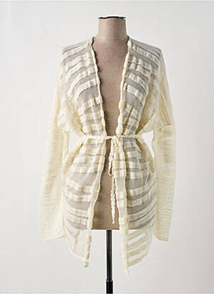 Vestă cu mâneci lungi bej SARAH PACINI femeie