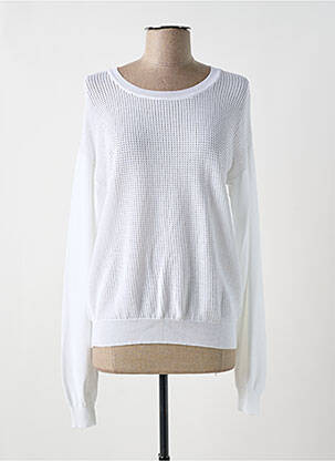 Pulover alb WOM & NOW femeie