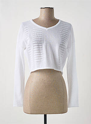 Pulover alb SARAH PACINI femeie