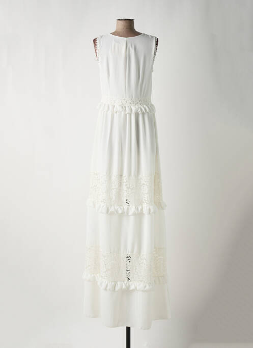 Rochie lungă alb FRACOMINA femeie