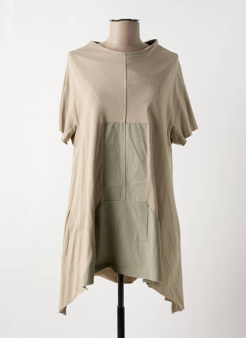 Tunică mâneci scurte bej NUOVO BORGO femeie