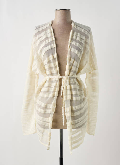 Vestă cu mâneci lungi bej SARAH PACINI femeie