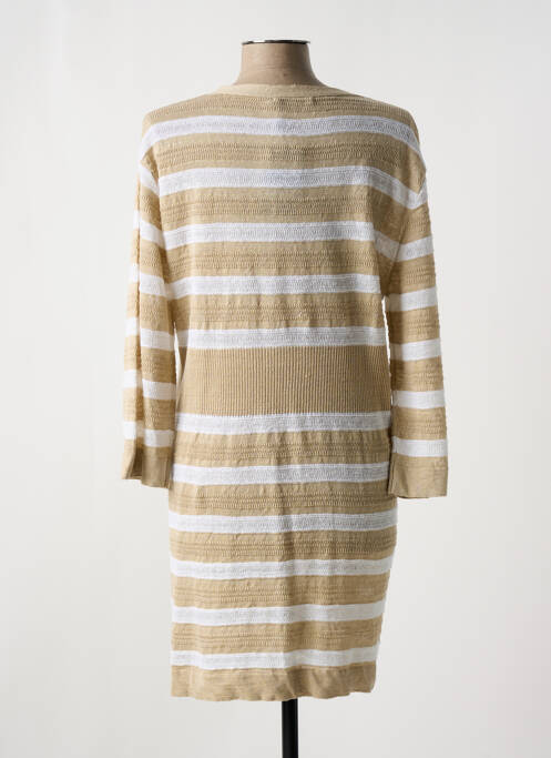 Vestă cu mâneci lungi bej WOM & NOW femeie