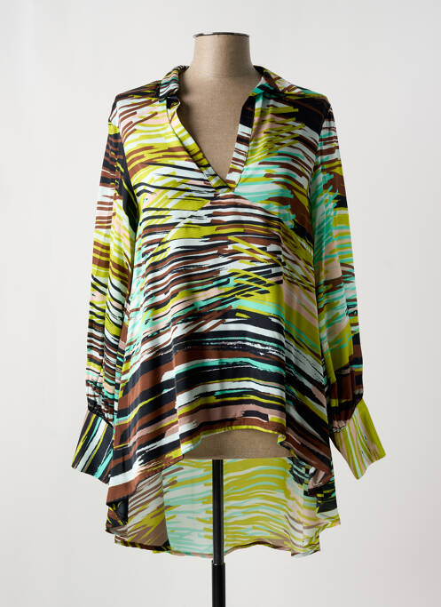 Tunică mâneci lungi verde MANILA GRACE femeie