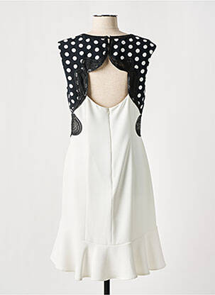 Rochie midi fără mâneci fără mâneci alb LESLIE femeie