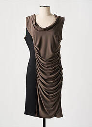 Rochie midi fără mâneci fără mâneci maro JOSEPH RIBKOFF femme
