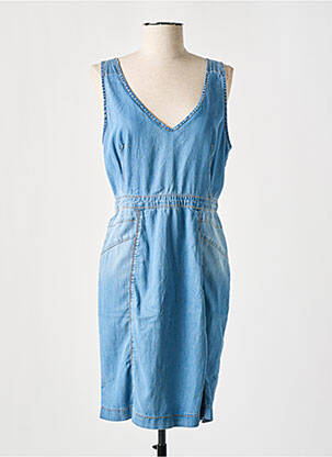 Rochie midi albastru EVA KAYAN femeie