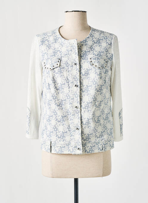 Jachete casual albastru POUPEE CHIC femeie