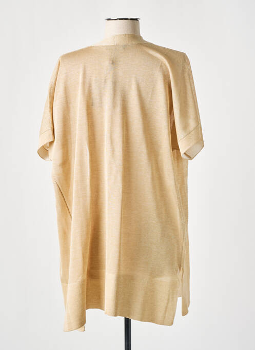 Vestă cu mâneci scurte auriu MARIA BELLENTANI femeie