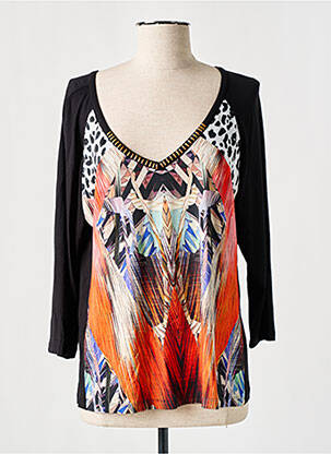 Tricou negru FUEGOLITA femeie