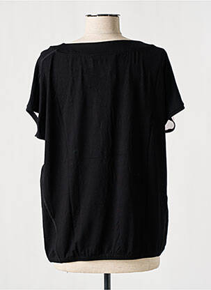 Tricou imprimeu fantezie mâneci scurte negru FABER femeie
