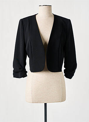 Bolero țesătură crep negru COMMA, femeie