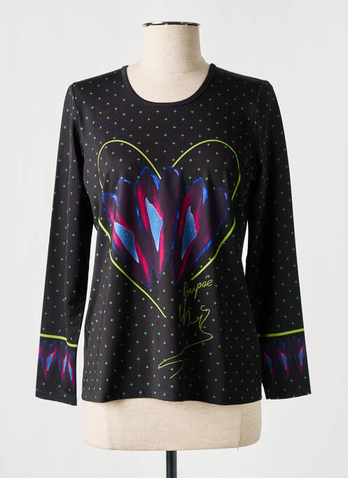 Tricou negru POUPEE CHIC femeie