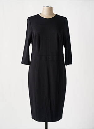 Rochie midi mâneci 3/4 mâneci 3/4 negru BASLER femeie
