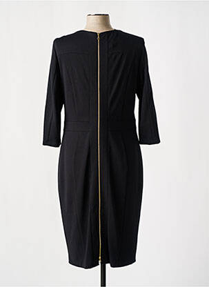 Rochie midi mâneci 3/4 mâneci 3/4 negru BASLER femeie