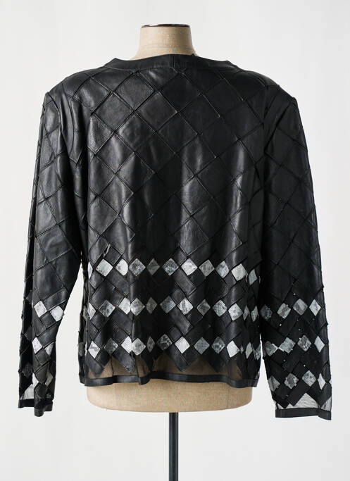 Geacă din piele negru AKHESA femeie