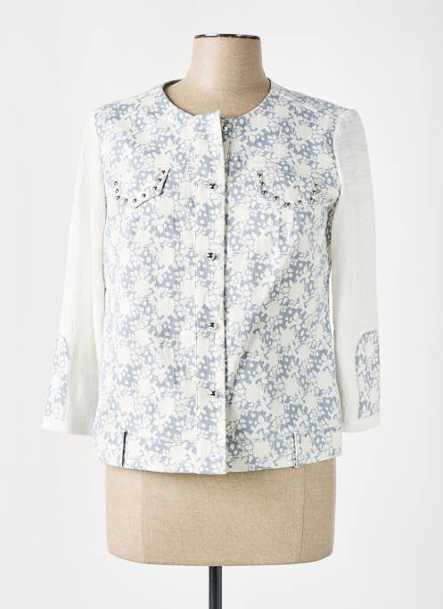 Jachete casual albastru POUPEE CHIC femeie