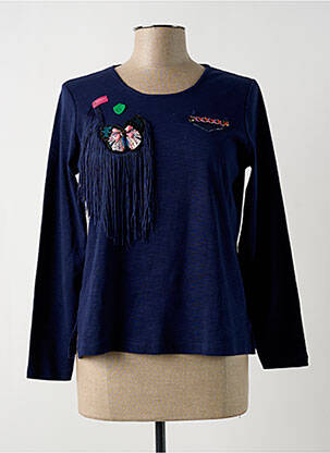 Pulover albastru POUPEE CHIC femeie