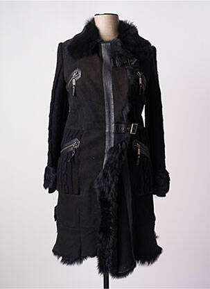 Geacă din piele negru AKHESA femeie