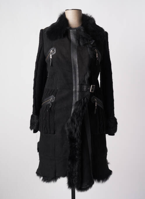 Geacă din piele negru AKHESA femeie