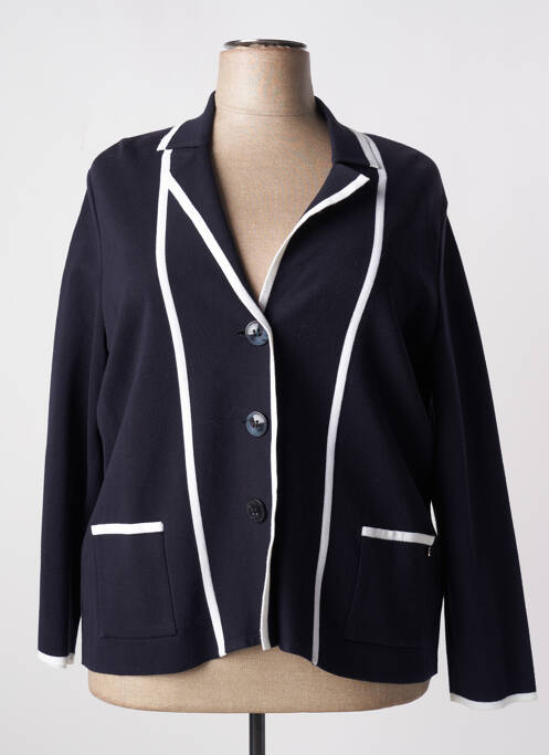 Vestă cu mâneci lungi albastru LUCIA femeie