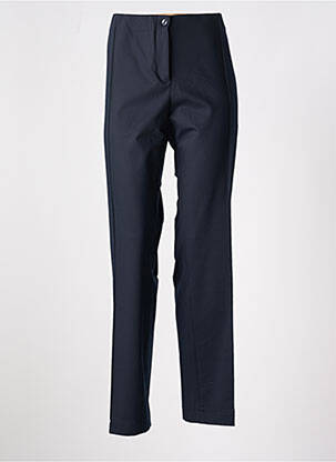 Pantalon drept albastru BRUNO SAINT HILAIRE femeie
