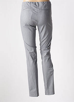 Pantalon slim talie înaltă talie înaltă gri BRUNO SAINT HILAIRE femeie