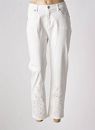 Blugi cu croială slim bej LESLIE femeie