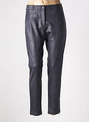 Pantalon slim elasticitate mărime normală gri EVA KAYAN femeie
