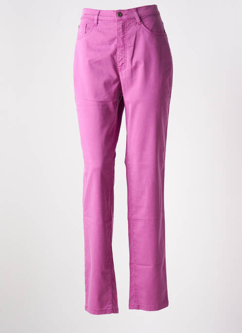 Pantalon slim violet BRUNO SAINT HILAIRE femeie