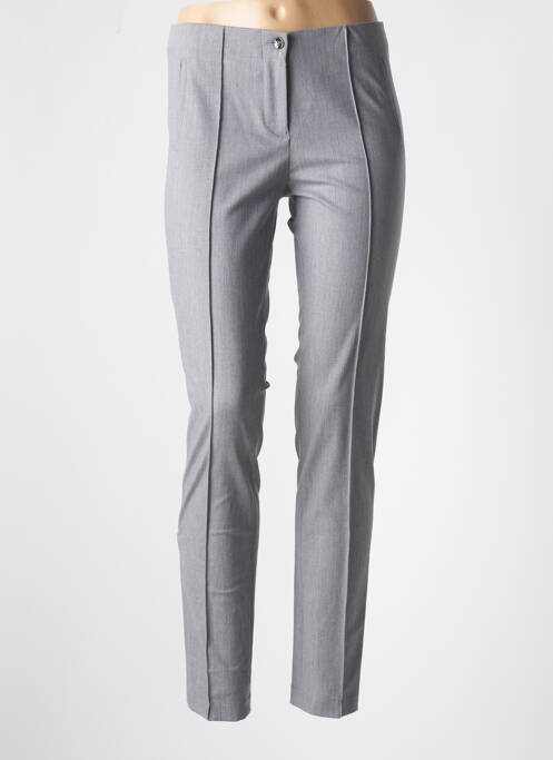 Pantalon slim gri BRUNO SAINT HILAIRE femeie