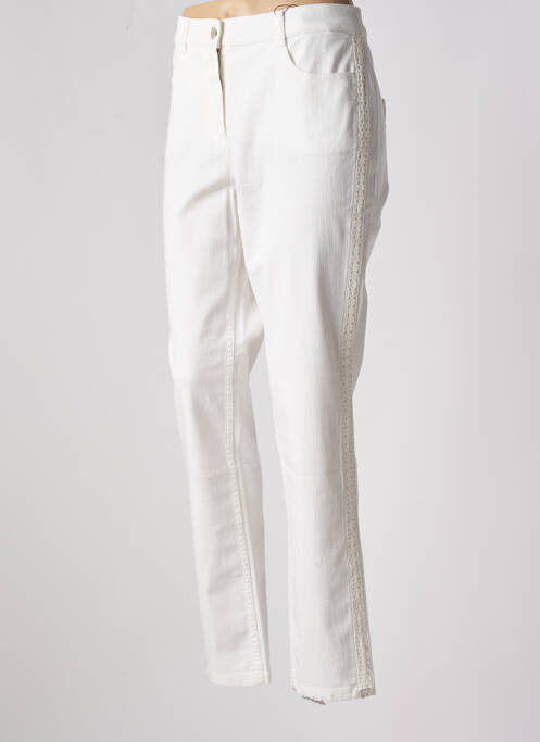 Blugi cu croială slim bej BASLER femeie