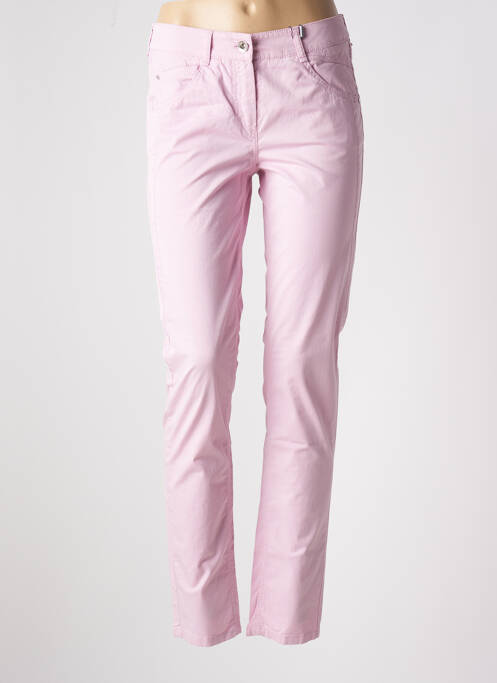 Pantalon slim roz ATELIER GARDEUR femeie