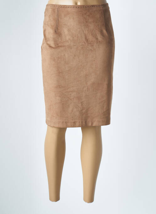 Fustă midi alb EVA KAYAN femeie