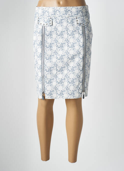 Fustă midi gri POUPEE CHIC femeie