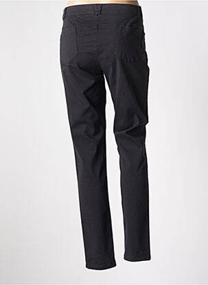 Pantalon slim țesătură poplin mărime normală negru AKELA KEY femeie