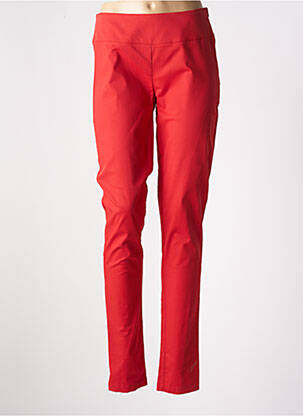 Pantalon slim roșu SARAH PACINI femeie