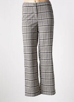 Pantalon larg negru ICHI femeie