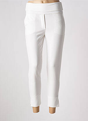 Pantalon 7/8 alb MANILA GRACE femeie