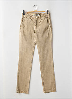 Pantalon chino țesătură poplin mărime normală bej REDSOUL bărbat