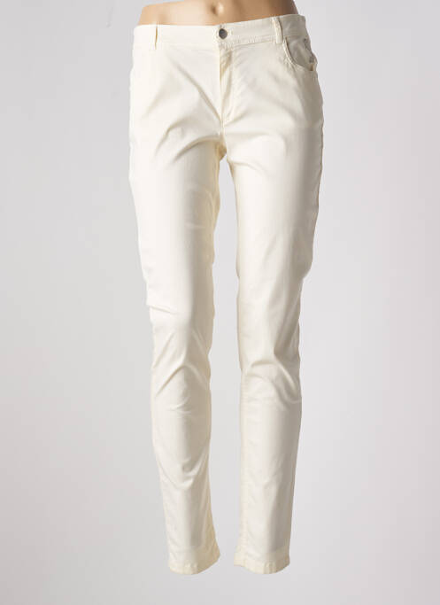 Pantalon slim bej AKELA KEY femeie